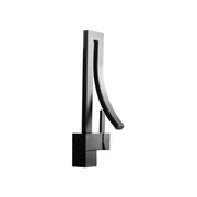 Kube Bath Aqua Elegance Single Lever Wide Spread Bathroom Vanity Faucet – Matte Black - Plumbing Market