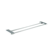 Kube Bath Aqua Fino 24 Inch Double Towel Bar – Chrome - Plumbing Market