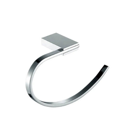 Kube Bath Aqua Fino Towel Ring – Chrome - Plumbing Market