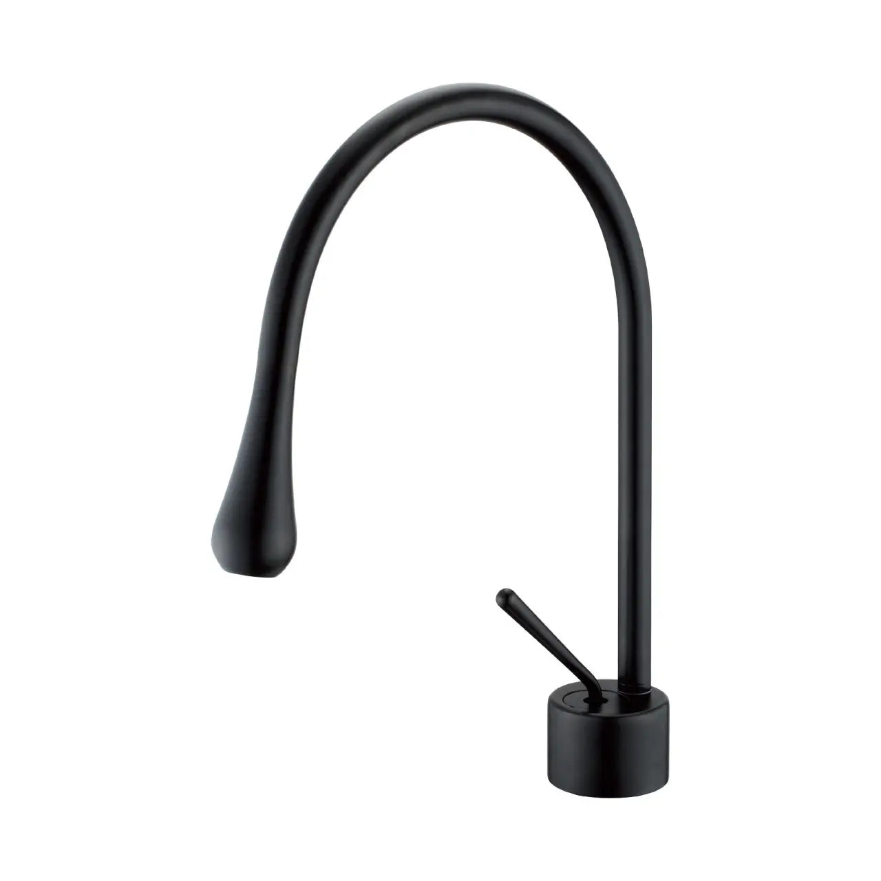Kube Bath Aqua Infinity Single Lever Bathroom Vanity Faucet – Matte Black - Plumbing Market