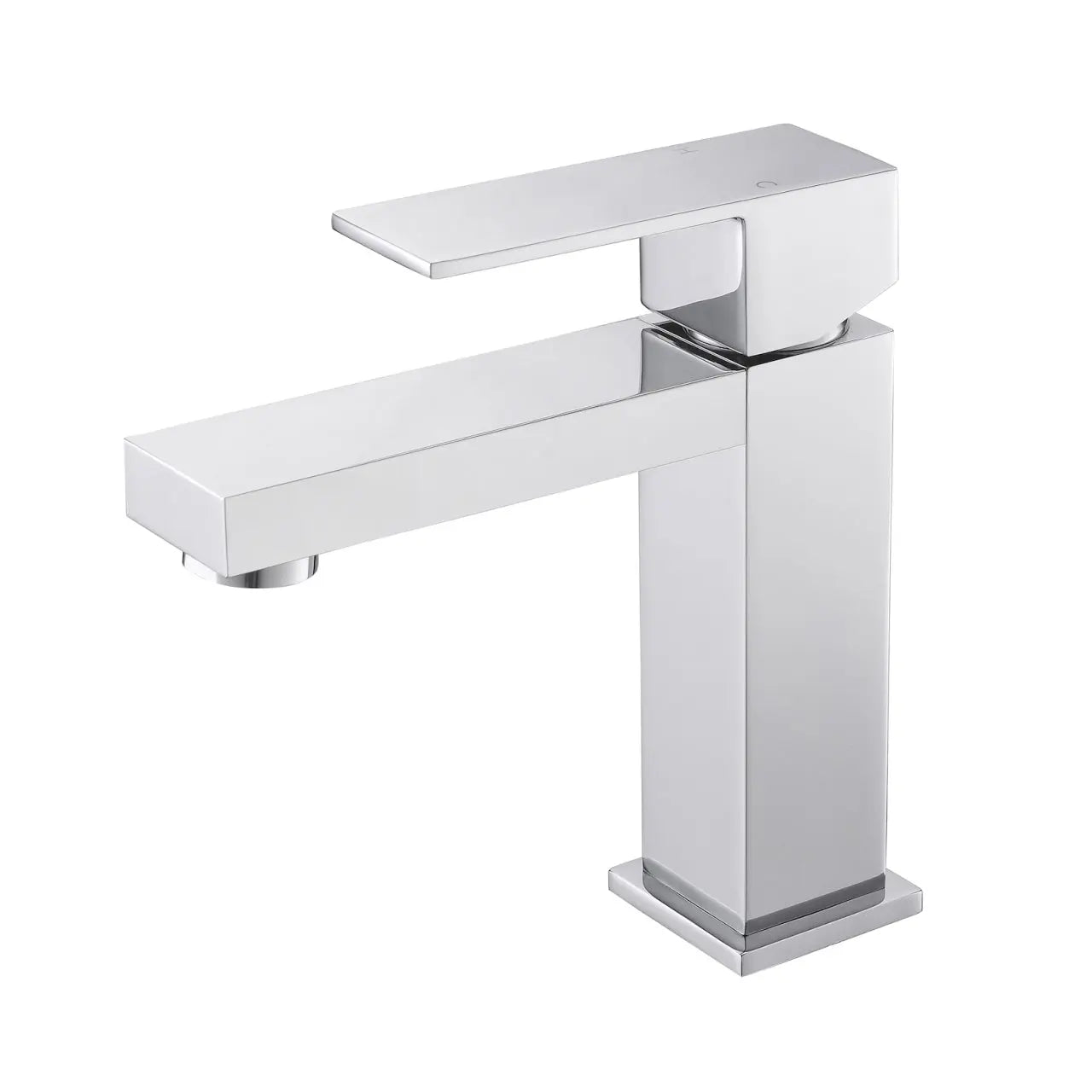 Kube Bath Aqua Kubo Single Lever Bathroom Vanity Faucet – Chrome - Plumbing Market
