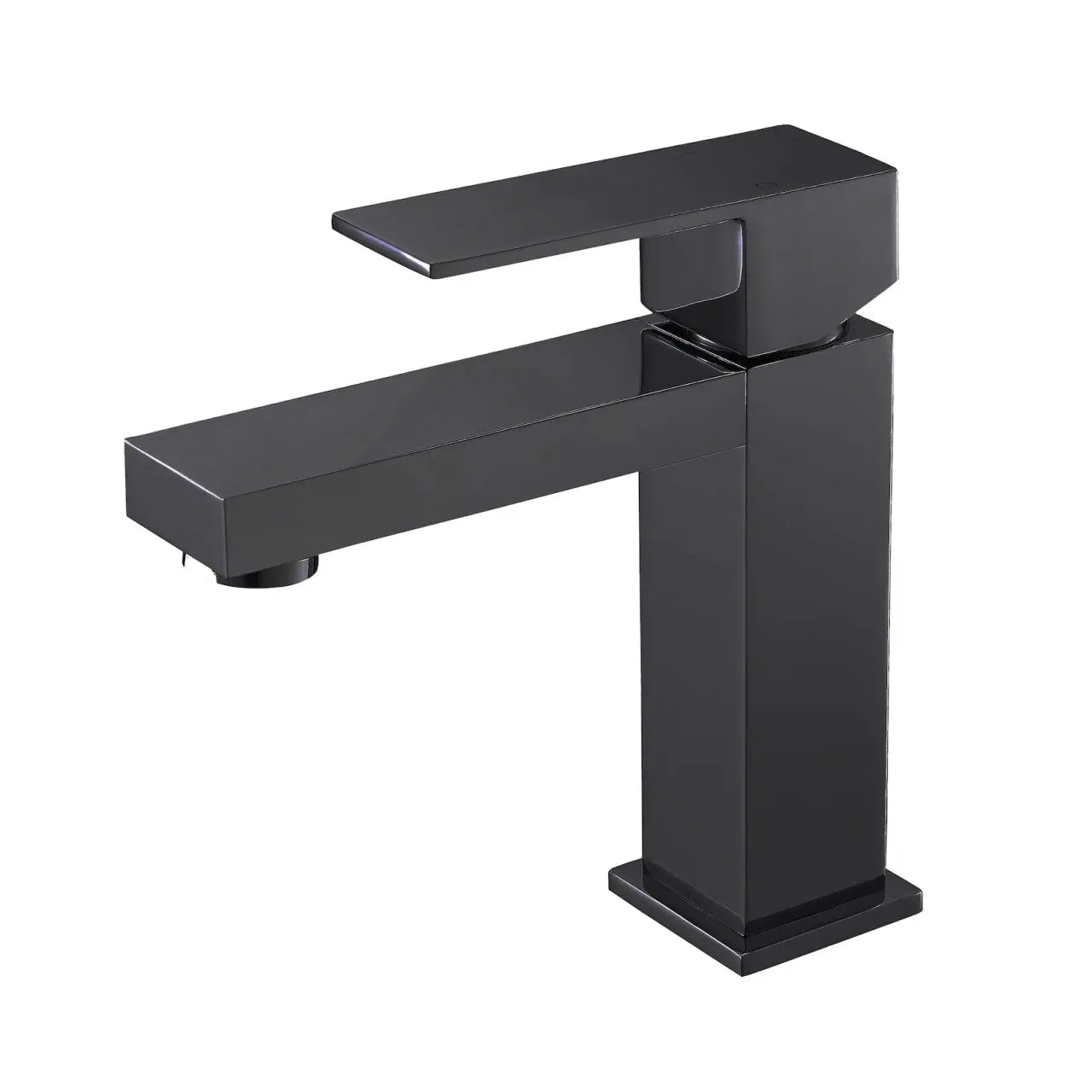 Kube Bath Aqua Kubo Single Lever Bathroom Vanity Faucet – Matte Black - Plumbing Market