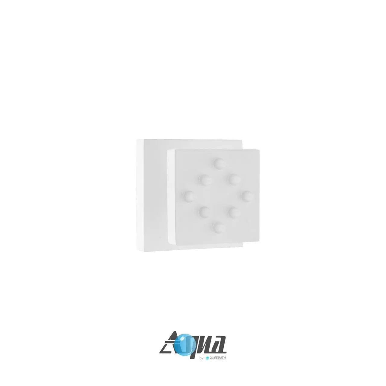 Kube Bath Aqua Piazza Body Jet – White - Plumbing Market