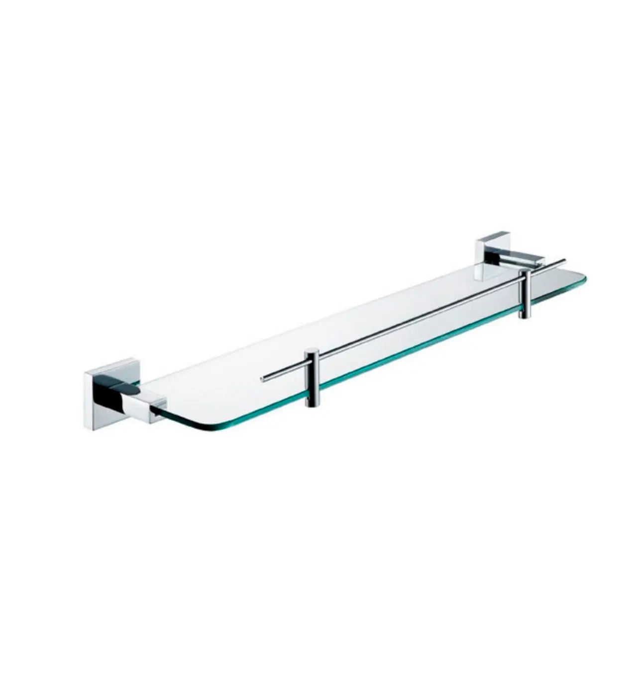 Kube Bath Aqua Piazza Glass Shelf – Chrome - Plumbing Market