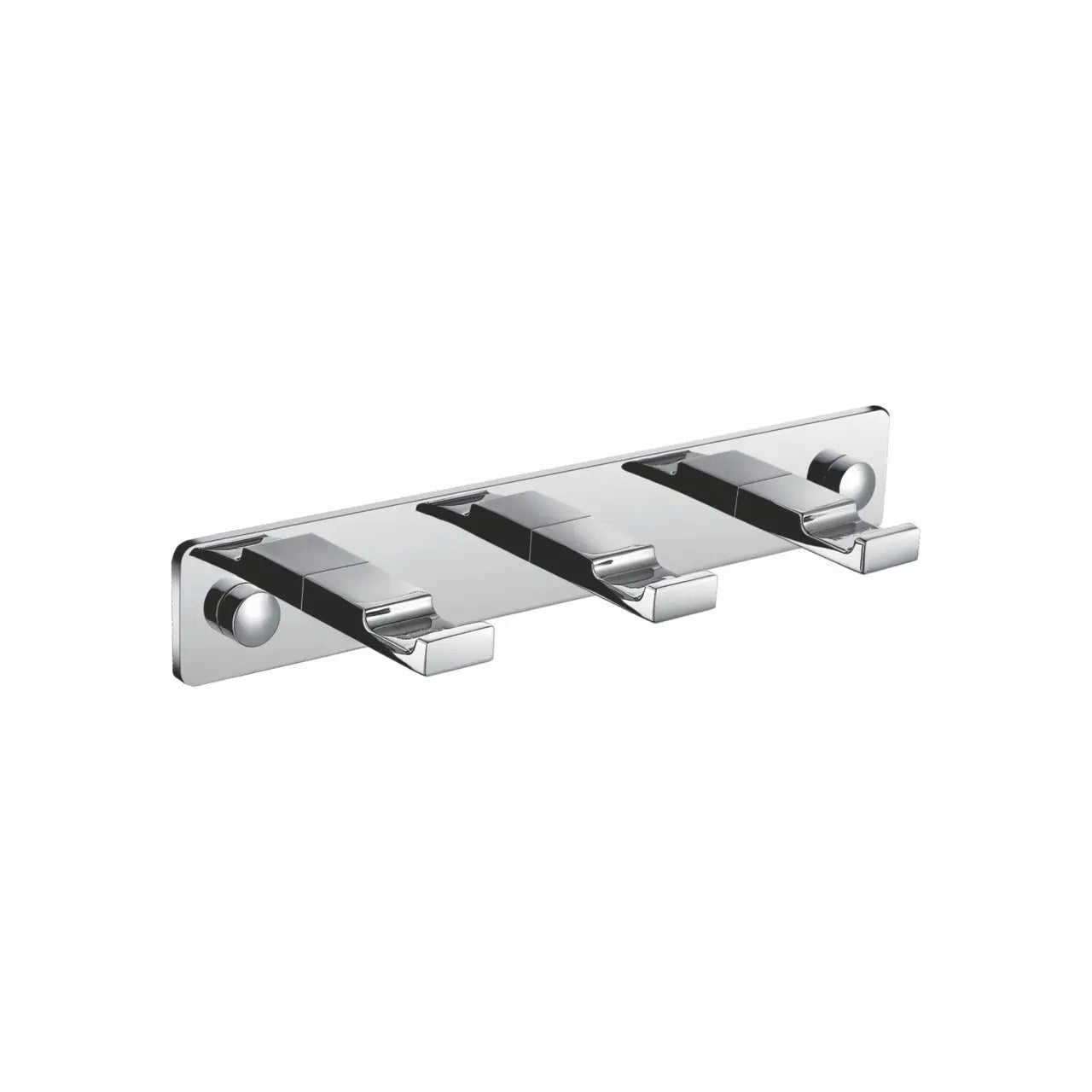 Kube Bath Aqua Piazza Robe Hook With 3 Hooks – Chrome - Plumbing Market