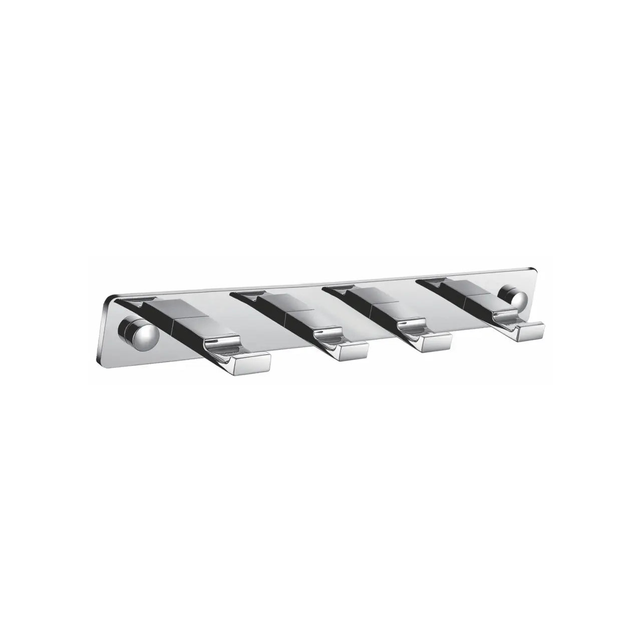 Kube Bath Aqua Piazza Robe Hook With 4 Hooks – Chrome - Plumbing Market