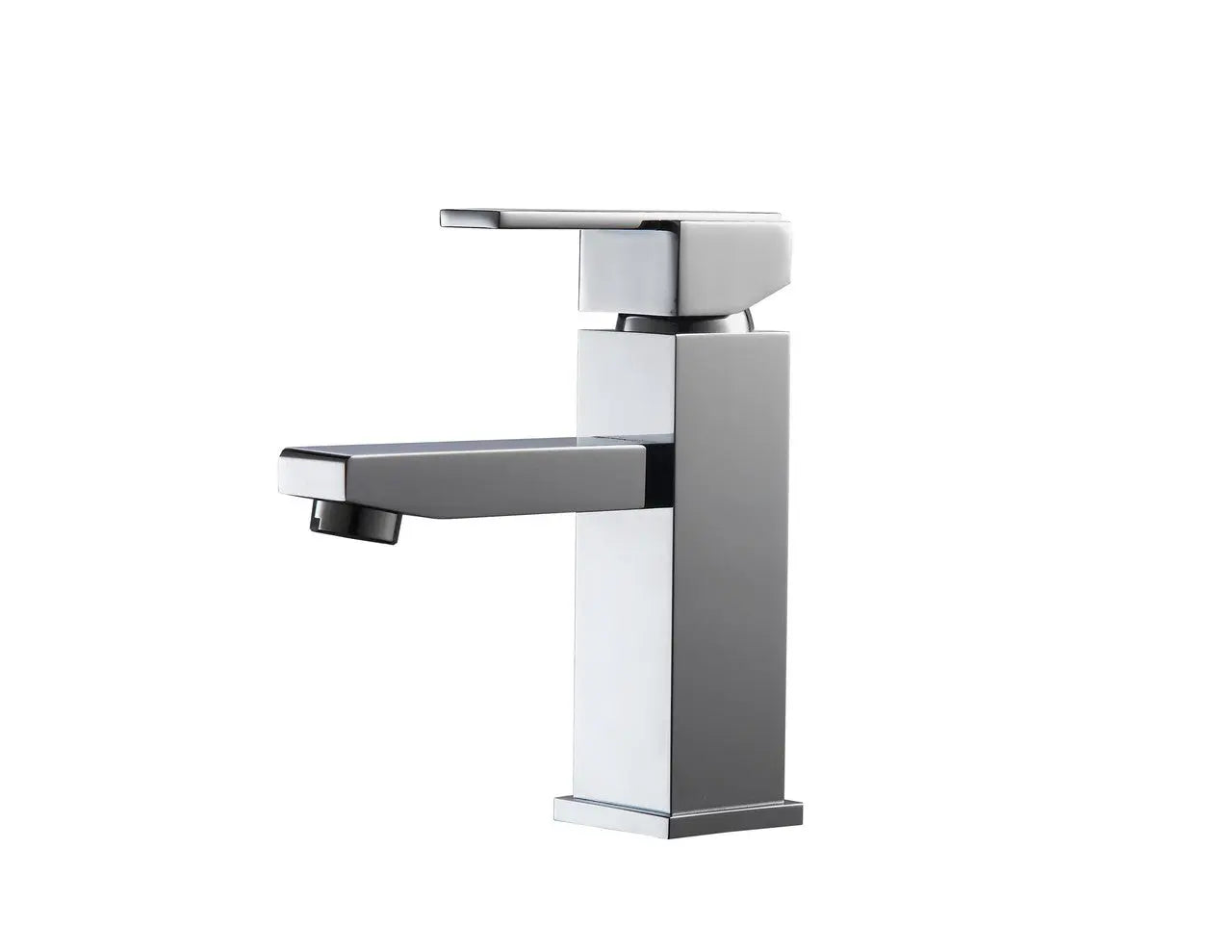 Kube Bath Aqua Piazza Single Lever Bathroom Vanity Faucet Chrome - Plumbing Market