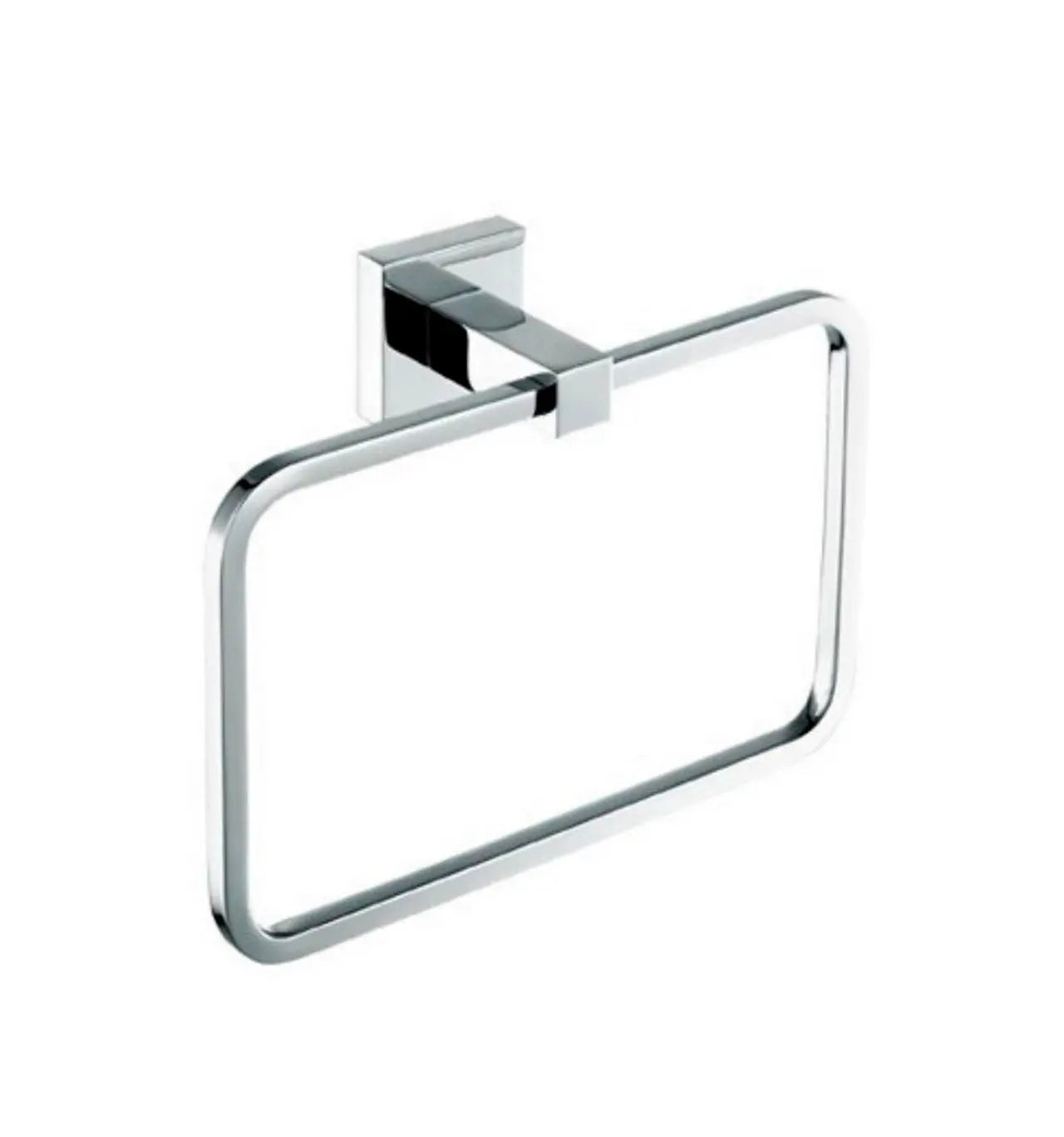 Kube Bath Aqua Piazza Towel Ring – Chrome - Plumbing Market
