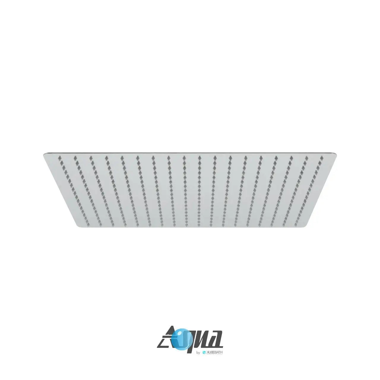 Kube Bath Aqua Piazza by Kubebath 20 Inch Super Slim Square Rain Shower Head - Plumbing Market