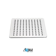 Kube Bath Aqua Piazza by Kubebath 8" Super Slim Square Rain Shower Head - Plumbing Market