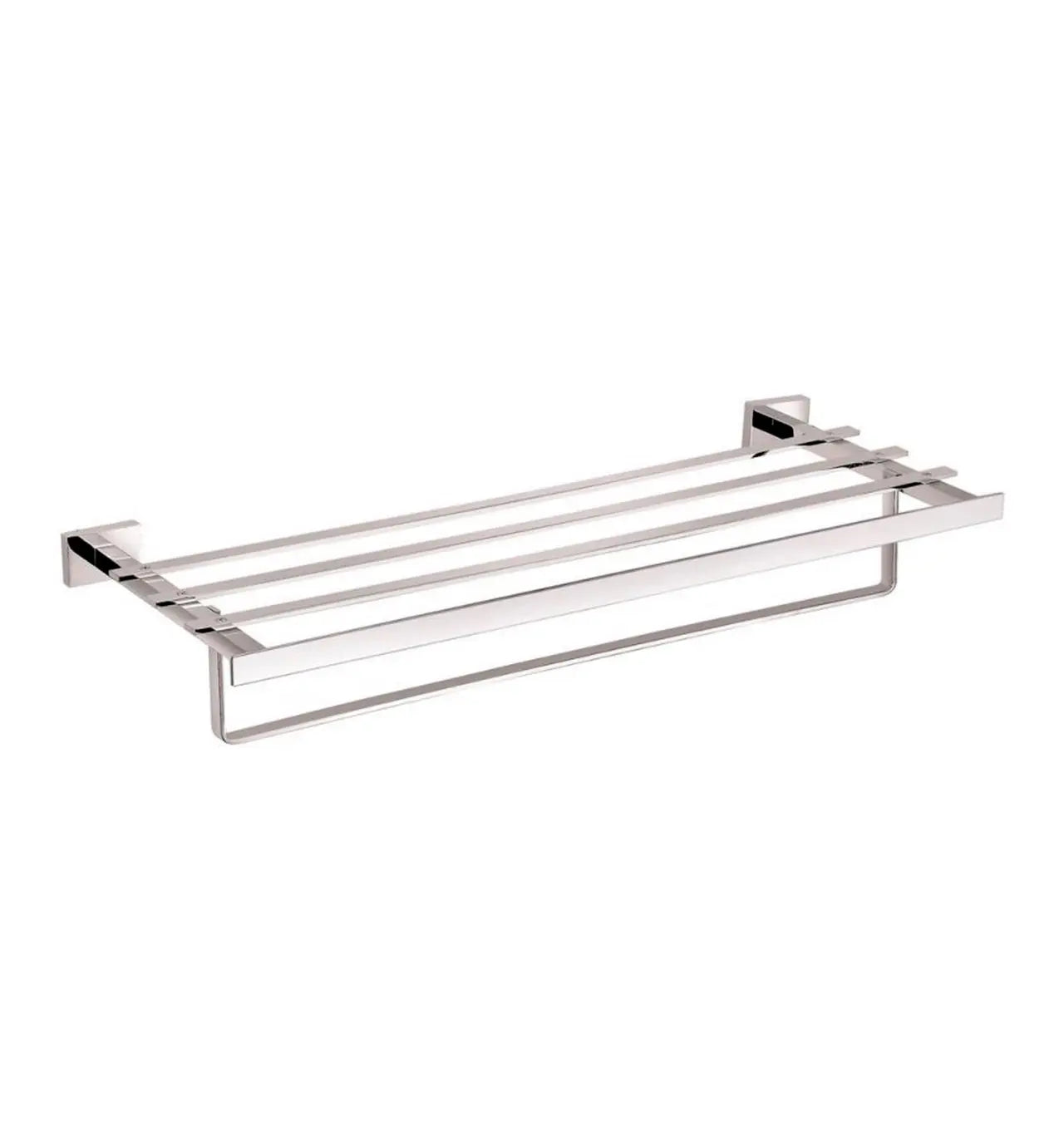 Kube Bath Aqua Plato 24 Inch Towel Rack – Chrome - Plumbing Market