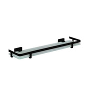 Kube Bath Aqua Plato Black Glass Shelf - Plumbing Market