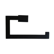 Kube Bath Aqua Plato Black Towel Ring - Plumbing Market