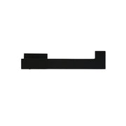 Kube Bath Aqua Plato Toilet Paper Holder – Matte Black - Plumbing Market