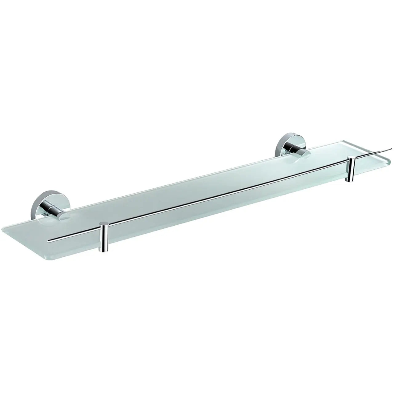 Kube Bath Aqua Rondo Glass Shelf – Chrome - Plumbing Market