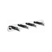 Kube Bath Aqua Rondo Robe Hook With 4 Hooks – Chrome - Plumbing Market