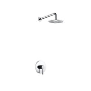 Kube Bath Aqua Rondo Shower Set With 8" Round Rain Shower Chrome - Plumbing Market