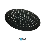 Kube Bath Aqua Rondo by Kubebath 12" Round Rain Shower Head – Matte Black - Plumbing Market