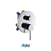 Kube Bath Aqua Rondo by Kubebath 2-way Rough-in Valve With Cover Plate, Handle and Diverter - Plumbing Market