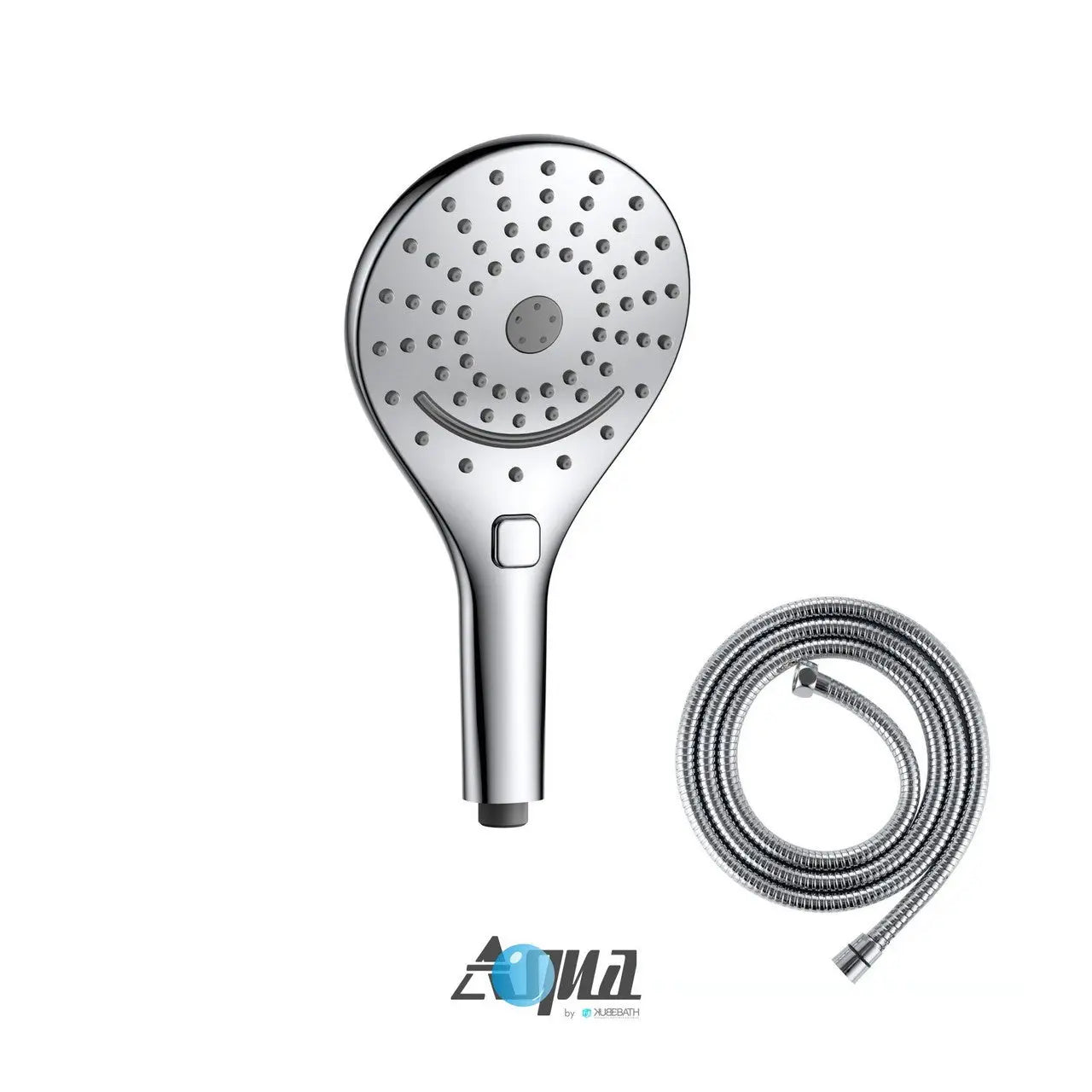 Kube Bath Aqua Rondo by Kubebath 6 Inch Multifunction Handheld With Flexible Hose - Plumbing Market