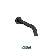 Kube Bath Aqua Rondo by Kubebath 7 Inch Long Tub Filler Spout With Aerator – Black - Plumbing Market