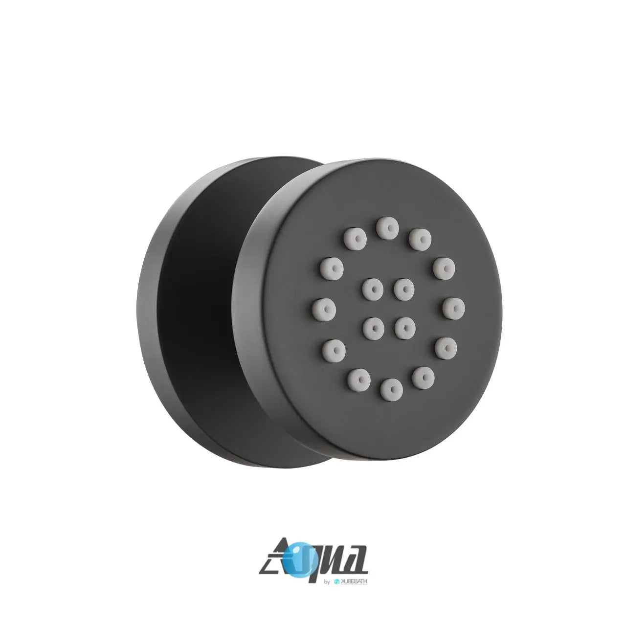 Kube Bath Aqua Rondo by Kubebath Body Jet – Matte Black Finish - Plumbing Market
