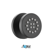 Kube Bath Aqua Rondo by Kubebath Body Jet – Matte Black Finish - Plumbing Market