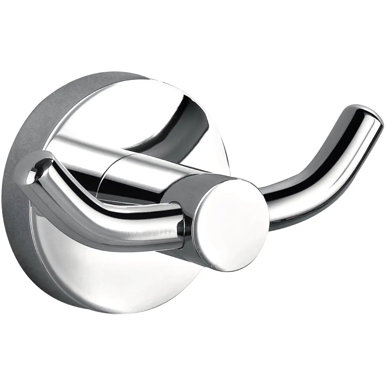 Kube Bath Aqua Rondo by Kubebath Double Robe Hook – Chrome - Plumbing Market