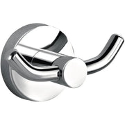 Kube Bath Aqua Rondo by Kubebath Double Robe Hook – Chrome - Plumbing Market
