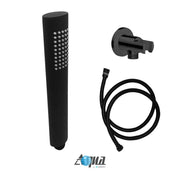 Kube Bath Aqua Rondo by Kubebath Handheld Kit With Handheld, 5 Ft Long Hose and Wall Adapter – Black - Plumbing Market