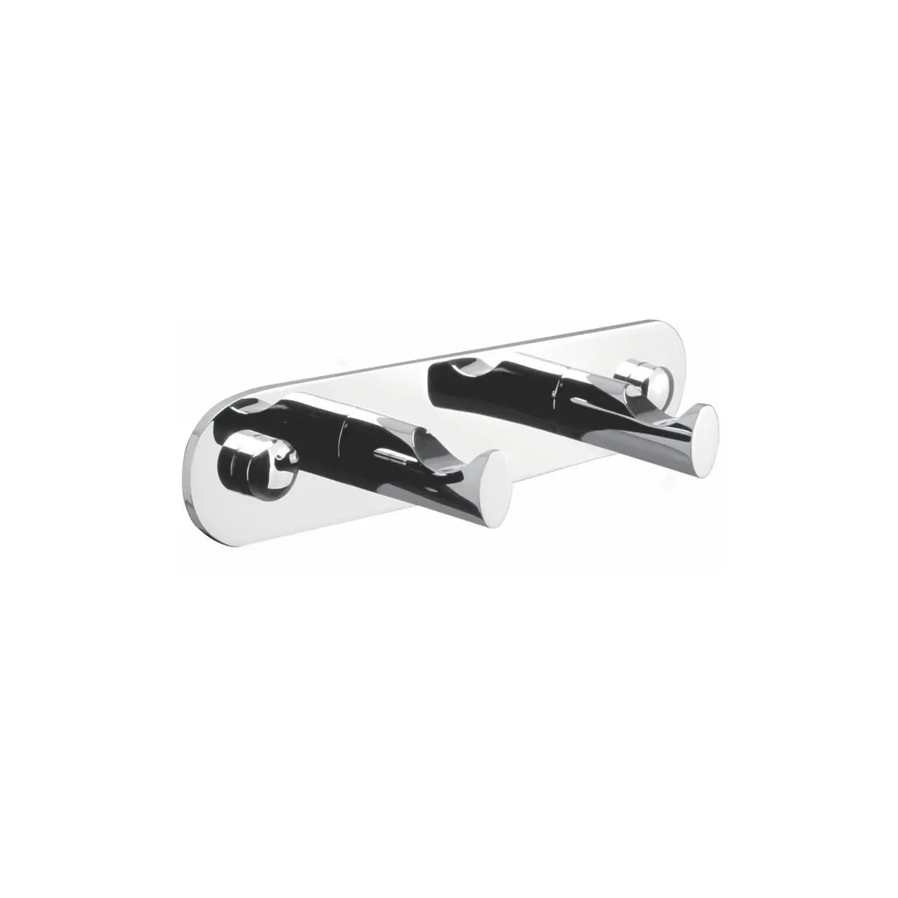 Kube Bath Aqua Rondo by Kubebath Robe Hook With 2 Hooks – Chrome - Plumbing Market