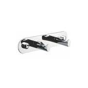 Kube Bath Aqua Rondo by Kubebath Robe Hook With 2 Hooks – Chrome - Plumbing Market