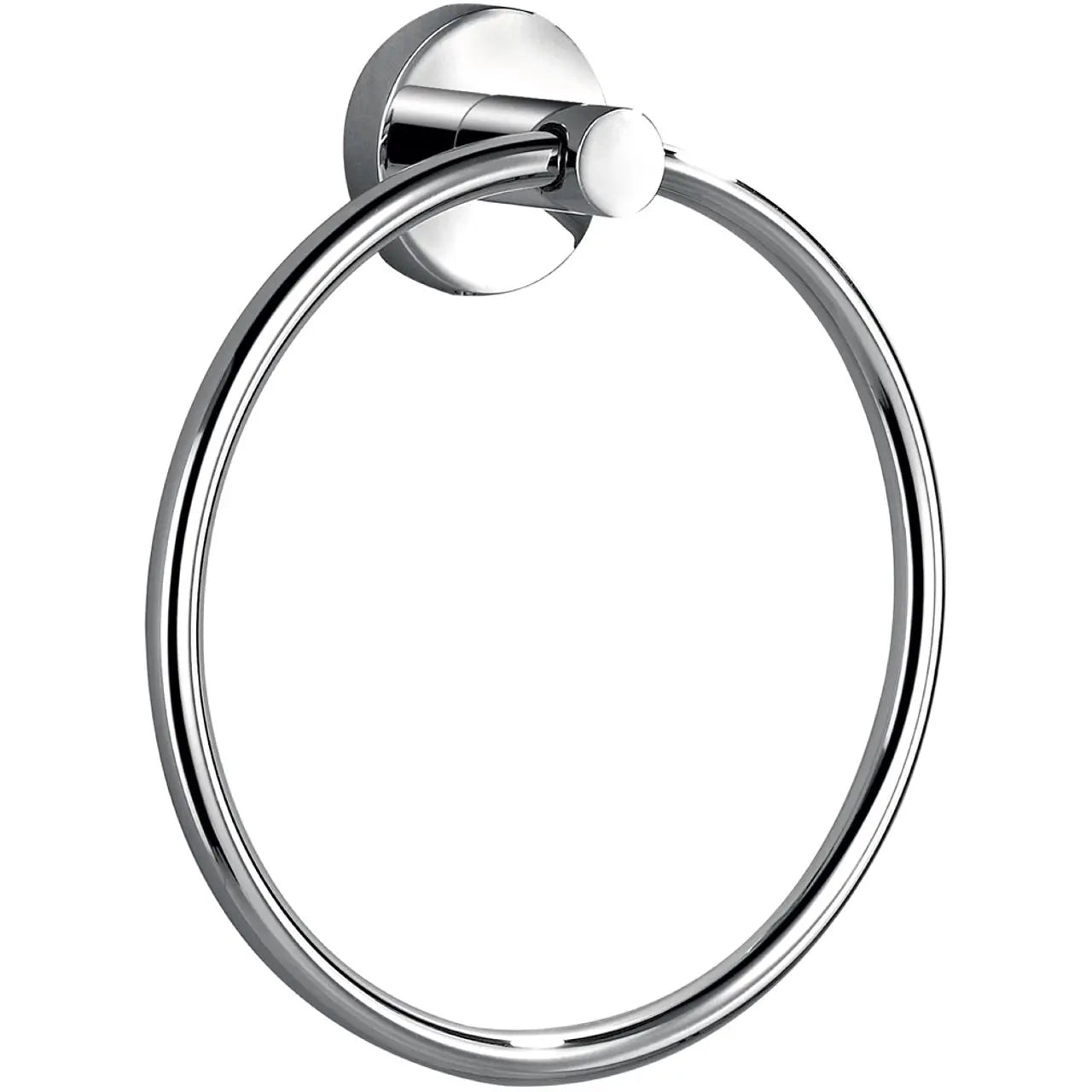 Kube Bath Aqua Rondo by Kubebath Towel Ring – Chrome - Plumbing Market