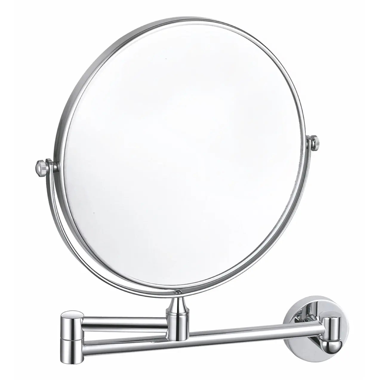 Kube Bath Aqua Rondo by Kubebath Two-sided Swivel Wall Mount Mirror – Chrome - Plumbing Market