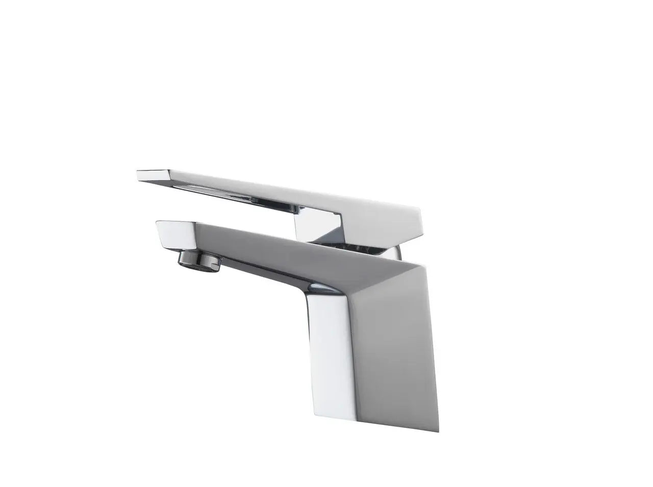 Kube Bath Aqua Siza Single Lever Modern Bathroom Vanity Faucet – Chrome - Plumbing Market
