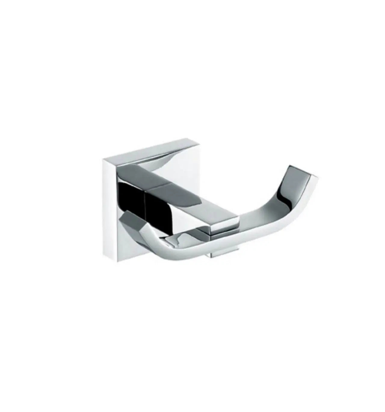Kube Bath Aqua Squadra Double Robe Hook – Chrome - Plumbing Market