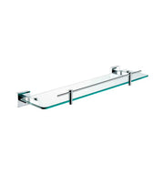 Kube Bath Aqua Squadra Glass Shelf – Chrome - Plumbing Market