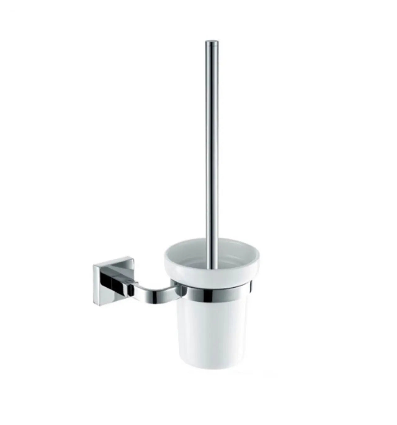 Kube Bath Aqua Squadra Wall Mounted Toilet Brush – Chrome - Plumbing Market