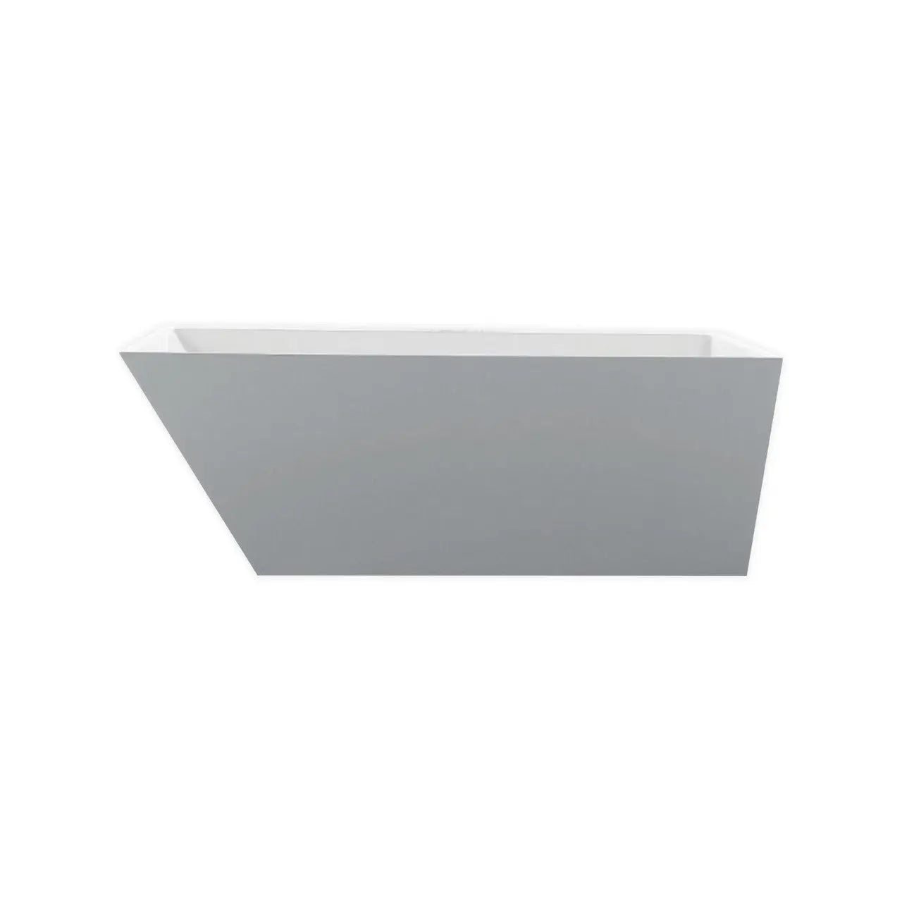 Kube Bath Obliquo 59 Inch Free Standing Bathtub - Plumbing Market