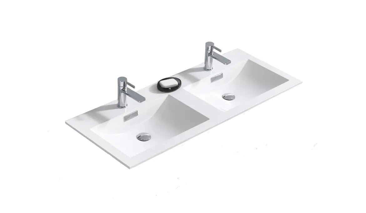 KubeBath Sink For 48 Inch Double Sink De Lusso And Milano Bathroom Vanity - Plumbing Market