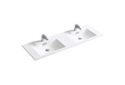 KubeBath Sink For 60 Inch Double Sink De Lusso And Milano Bathroom Vanity - Plumbing Market