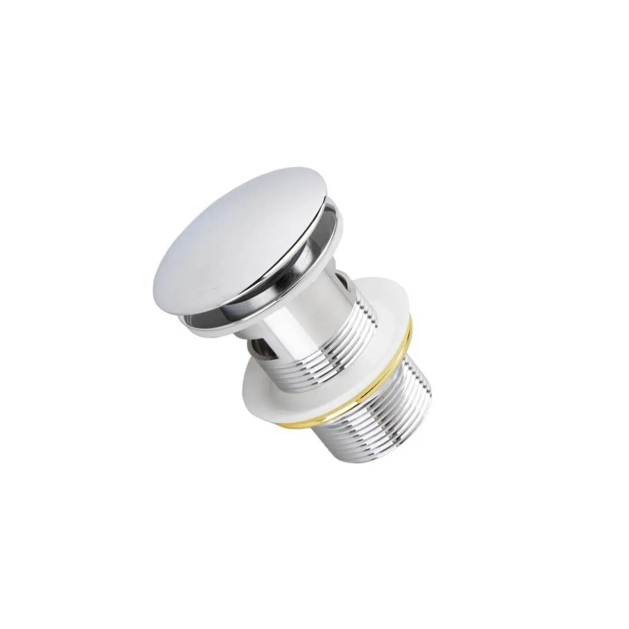 Kubebath Solid Brass Construction Pop-up Drain With Chrome Finish – With Overflow - Plumbing Market