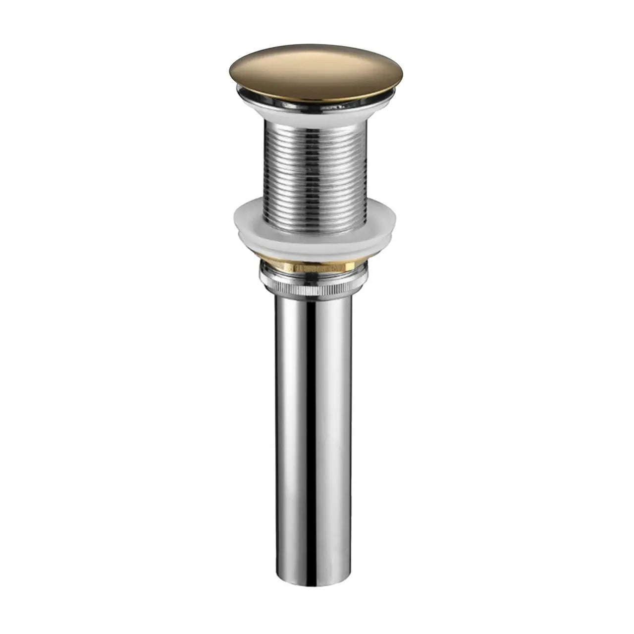 Kubebath Solid Brass Construction Pop-up Drain With Gold Bronze Finish – No Overflow - Plumbing Market