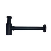 Kubebath Space Saving P-trap in Matte Black - Plumbing Market