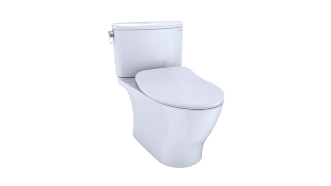 Toto Nexus Two Piece Toilet, 1.28 GPF, Elongated Bowl Slim Seat Toto