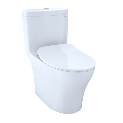 Toto Aquia IV Toilet 1.28 GPF & 0.8 GPF, Elongated Bowl Washlet+ Connection Slim Seat Toto