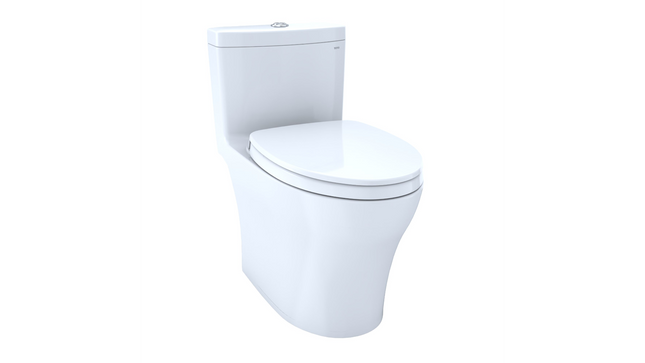 Toto Aquia IV One-piece Toilet 1.0 GPF and 0.8 GPF, Elongated Bowl Washlet+ Connection Toto