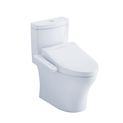 Toto Aquia IV Washlet+ C2 Two Piece Toilet 1.28 GPF and 0.8 GPF Toto
