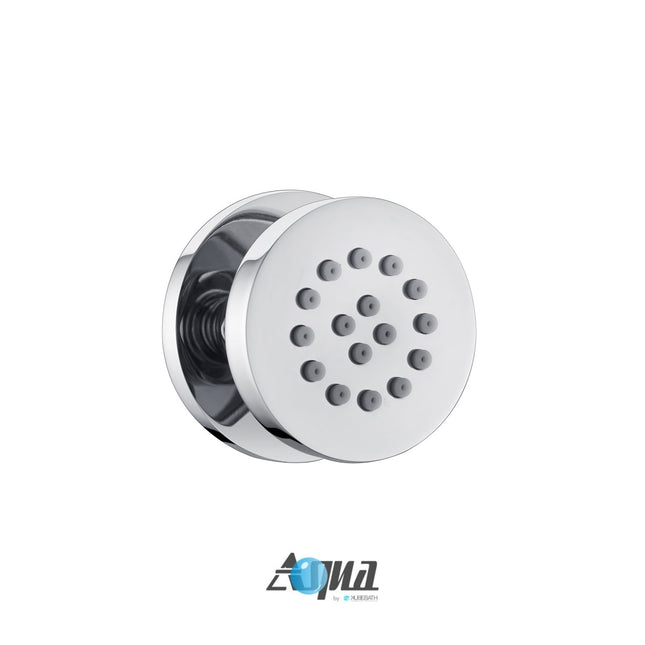 Kube Bath Aqua Rondo by Kubebath Body Jet – Chrome Finish Kube Bath