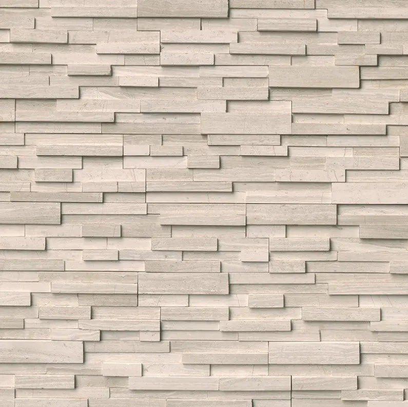 MSI SURFACES WHITE OAK 3D HONED 6x24 PANEL  (Sold Per Box) LPNLMWHIOAK624-3DH MSI Surfaces